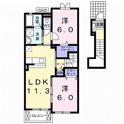 カーサ・エテルノ 203【管理NO：1-022423901-02030】 ★家具家電は申し込み後に搬入します★ ★2026年11月上旬入居可能★の外観画像