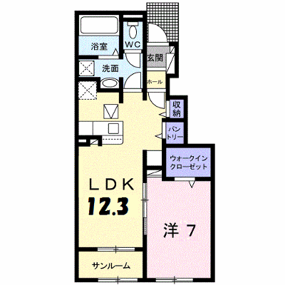 こんね・さくら　Ｂ 102【管理NO：1-026196202-01020】 ★家具家電は申し込み後に搬入します★ ★2026年11月中旬入居可能★の外観画像