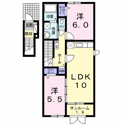 メルヴェーユ 201【管理NO：1-018024901-02010】 ★家具家電は申し込み後に搬入します★ ★2026年10月下旬入居可能★の外観画像