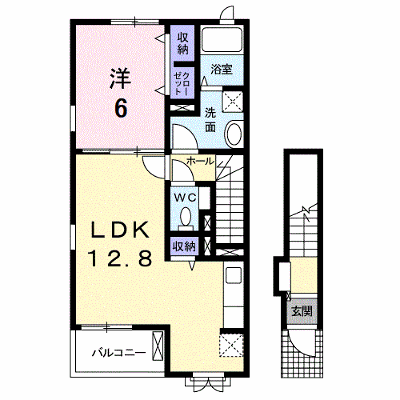 カームリー　ガーデン　Ⅰ 201【管理NO：1-022059201-02010】 ★家具家電は申し込み後に搬入します★ ★2026年10月下旬入居可能★の外観画像
