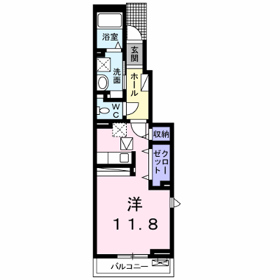 ディアコート桜Ⅱ 101【管理NO：1-025794802-01010】 ★家具家電は申し込み後に搬入します★ ★2026年10月下旬入居可能★の外観画像