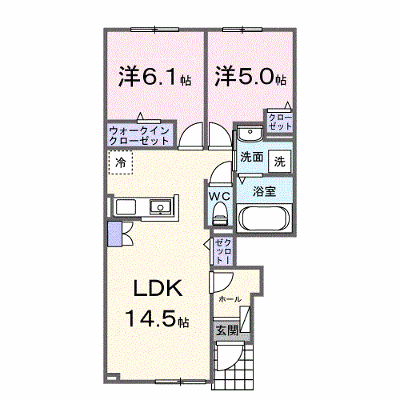 ソレイユ　グラス　Ｂ 102【管理NO：1-028119002-01020】 ★家具家電は申し込み後に搬入します★ ★2026年11月中旬入居可能★の外観画像