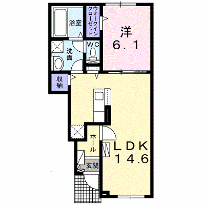 ヴィラＫ　Ⅵ 102【管理NO：1-027842901-01020】 ★家具家電は申し込み後に搬入します★ ★2026年10月下旬入居可能★の外観画像