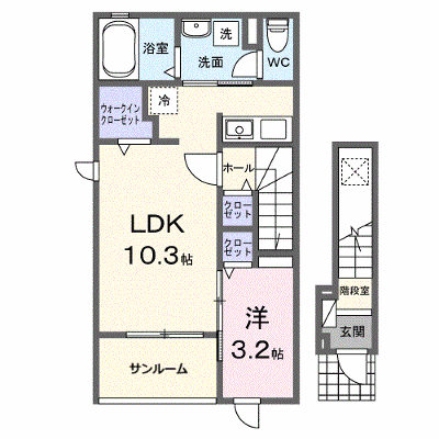 グランセレーノ 201【管理NO：1-028662001-02010】 ★家具家電は申し込み後に搬入します★ ★2027年04月上旬入居可能★の外観画像