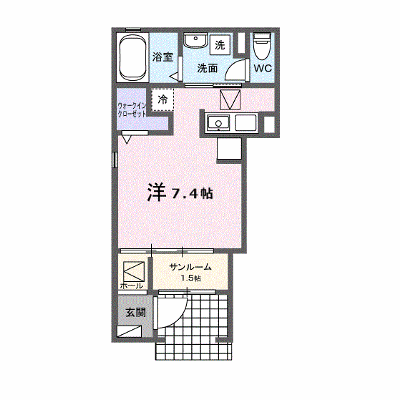 グランセレーノ 101【管理NO：1-028662001-01010】 ★家具家電は申し込み後に搬入します★ ★2027年04月上旬入居可能★の外観画像