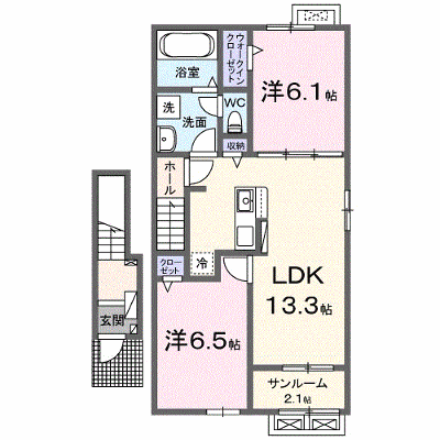 ロードグランデＢ棟 204【管理NO：1-028663302-02040】 ★家具家電は申し込み後に搬入します★ ★2027年02月上旬入居可能★の外観画像