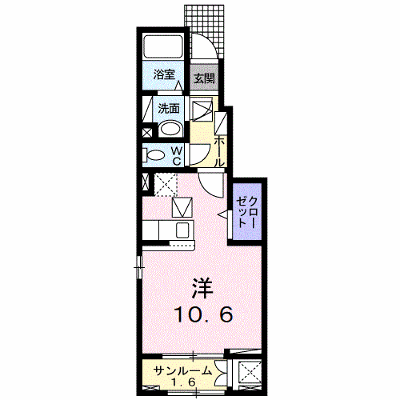 カーサ・アルバ 106【管理NO：1-026658201-01060】 ★家具家電は申し込み後に搬入します★ ★2026年11月中旬入居可能★の外観画像