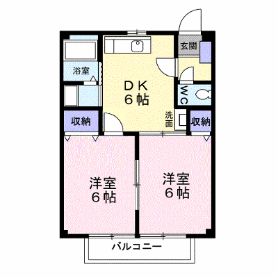 ファーテェイルアース 202【管理NO：1-005984001-02020】 ★家具家電は申し込み後に搬入します★の外観画像