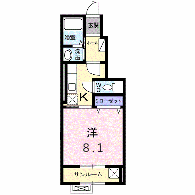 カーサ　エヌ 104【管理NO：1-020713401-01040】 ★家具家電は申し込み後に搬入します★ ★2026年11月中旬入居可能★の外観画像