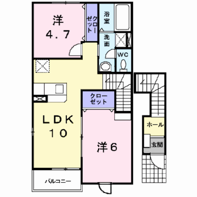 ソレイユルヴァン町裏 201【管理NO：1-014232601-02010】 ★家具家電は申し込み後に搬入します★ ★2026年10月下旬入居可能★の外観画像