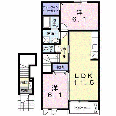 コリエンテ 202【管理NO：1-016523201-02020】 ★家具家電は申し込み後に搬入します★ ★2026年10月中旬入居可能★の外観画像