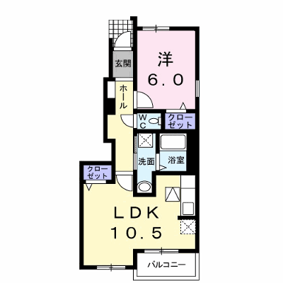 フルールⅡ 101【管理NO：1-017036702-01010】 ★家具家電は申し込み後に搬入します★ ★2026年10月下旬入居可能★の外観画像