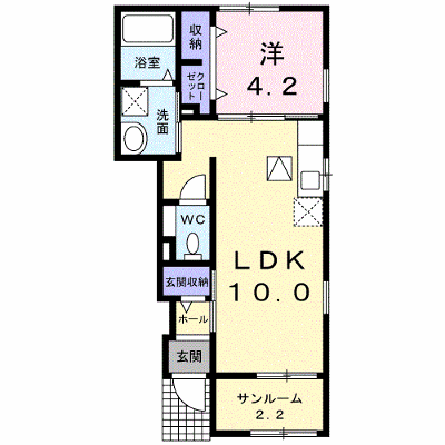 グロワールパレス　Ｃ 105【管理NO：1-022677901-01050】 ★家具家電は申し込み後に搬入します★ ★2026年11月中旬入居可能★の外観画像