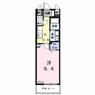 レジデンスＫー１ 402【管理NO：1-013543301-04020】 ★家具家電は申し込み後に搬入します★ ★2026年10月下旬入居可能★の外観画像