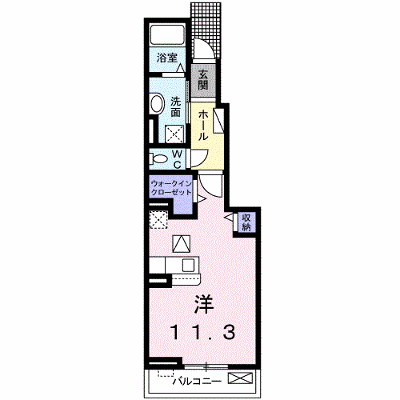 フランボワーズ　Ⅱ 103【管理NO：1-025320302-01030】 ★家具家電は申し込み後に搬入します★ ★2026年11月上旬入居可能★の外観画像