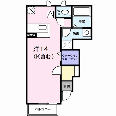 ランブロス 102【管理NO：1-014044501-01020】 ★家具家電は申し込み後に搬入します★ ★2026年10月下旬入居可能★の外観画像