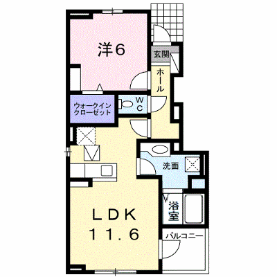 カーサ　ルチオＡ 103【管理NO：1-021814401-01030】 ★家具家電は申し込み後に搬入します★ ★2026年10月上旬入居可能★の外観画像