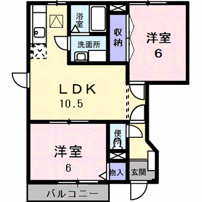 クレスト－ル宮内 101【管理NO：1-007400601-01010】 ★家具家電は申し込み後に搬入します★ ★2026年10月中旬入居可能★の外観画像