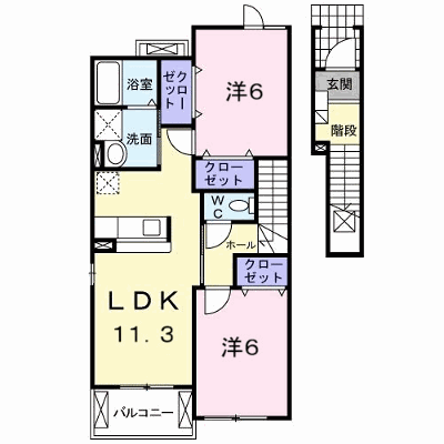 メリディアン・Ｍ 204【管理NO：1-013690201-02040】 ★家具家電は申し込み後に搬入します★ ★2026年10月中旬入居可能★の外観画像