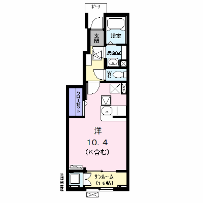 ＹＡＹＵＫＡⅢ（ヤユカ） 102【管理NO：1-026765901-01020】 ★家具家電は申し込み後に搬入します★ ★2026年10月中旬入居可能★の外観画像
