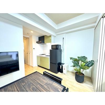 EC難波IIIラグース　⑥【1DKタイプ】【28.14㎡、分譲タイプ、ＮＥＴ無料・２口ガスコンロ・４３型ＴＶ】の物件写真5
