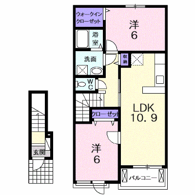 ラ・メゾン・ド・ショコラ 203【管理NO：1-018831201-02030】 ★家具家電は申し込み後に搬入します★ ★2026年11月中旬入居可能★の外観画像