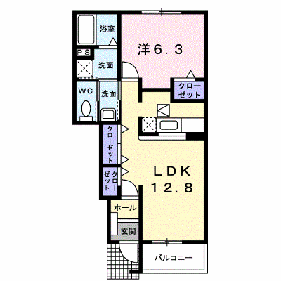 プラシ－ド　メゾン 102【管理NO：1-014113801-01020】 ★家具家電は申し込み後に搬入します★ ★2026年10月中旬入居可能★の外観画像