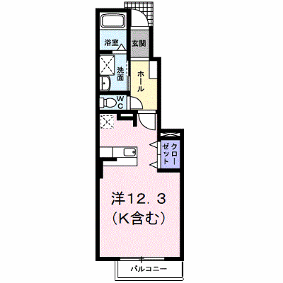 ベル　ローゼ 103【管理NO：1-011618101-01030】 ★家具家電は申し込み後に搬入します★ ★2026年10月中旬入居可能★の外観画像