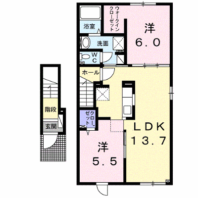 プレッスィーズ　ルブニール 204【管理NO：1-021878901-02040】 ★家具家電は申し込み後に搬入します★ ★2026年10月上旬入居可能★の外観画像