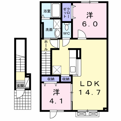 ラ・ヴェラ・ルーチェ 204【管理NO：1-018200401-02040】 ★家具家電は申し込み後に搬入します★ ★2026年10月中旬入居可能★の外観画像