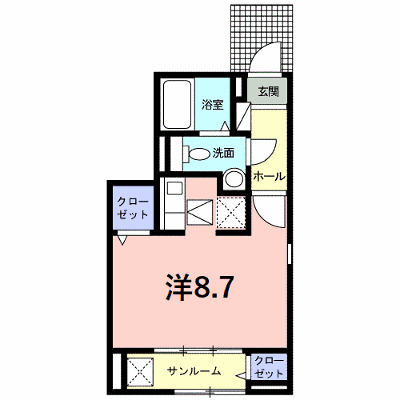 フィオーレ 101【管理NO：1-023814901-01010】 ★家具家電は申し込み後に搬入します★ ★2026年10月下旬入居可能★の外観画像