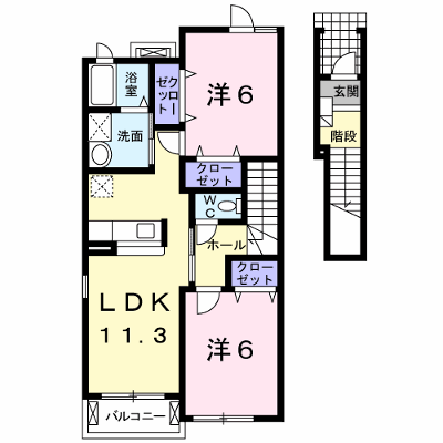 アースリバーＡ 205【管理NO：1-014250601-02040】 ★家具家電は申し込み後に搬入します★の外観画像