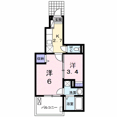 エクセル 105【管理NO：1-018675801-01040】 ★家具家電は申し込み後に搬入します★ ★2026年10月下旬入居可能★の外観画像