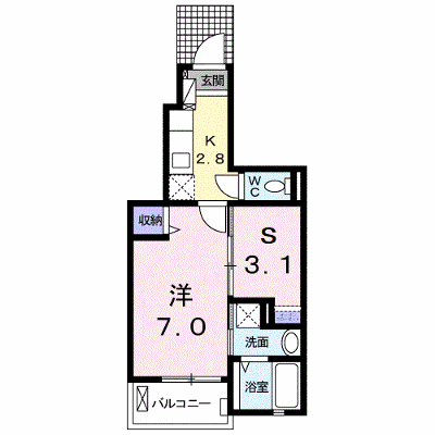 フェアリー 102【管理NO：1-021662601-01020】 ★家具家電は申し込み後に搬入します★の外観画像
