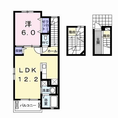 Ｐａｎｄａｎ　ＶａｌｌｅｙⅠ 303【管理NO：1-019833501-03030】 ★家具家電は申し込み後に搬入します★ ★2026年10月下旬入居可能★の外観画像