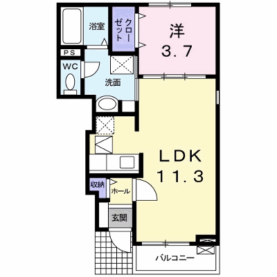 ノーヴァ 104【管理NO：1-016300001-01040】 ★家具家電は申し込み後に搬入します★ ★2026年10月下旬入居可能★の外観画像
