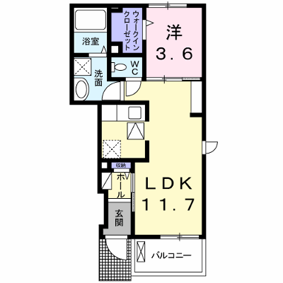 ラ　ヴィ　ベールＡ 103【管理NO：1-022142201-01030】 ★家具家電は申し込み後に搬入します★ ★2026年10月上旬入居可能★の外観画像