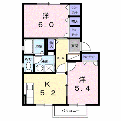 エスポワールＡ 202【管理NO：1-099441801-02020】 ★家具家電は申し込み後に搬入します★ ★2026年10月上旬入居可能★の外観画像