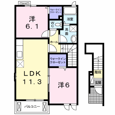 アルト・プエンテ 201【管理NO：1-016030401-02010】 ★家具家電は申し込み後に搬入します★ ★2026年10月中旬入居可能★の外観画像