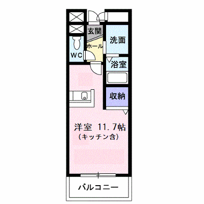 カーサキアーラ 305【管理NO：1-014937801-03050】 ★家具家電は申し込み後に搬入します★ ★2026年10月下旬入居可能★の外観画像