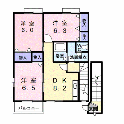 ＣＯＵＲＴーＹＡＲＤ三橋公園Ａ 201【管理NO：1-009669901-02010】 ★家具家電は申し込み後に搬入します★ ★2026年10月中旬入居可能★の外観画像