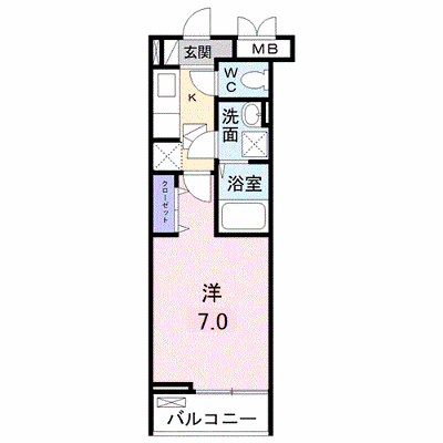 フルリール 102【管理NO：1-025442701-01020】 ★家具家電は申し込み後に搬入します★ ★2026年10月下旬入居可能★の外観画像
