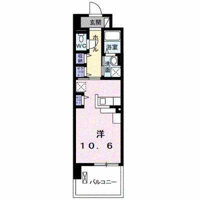 インプレス 408【管理NO：1-013975501-04080】 ★家具家電は申し込み後に搬入します★ ★2026年10月上旬入居可能★の外観画像