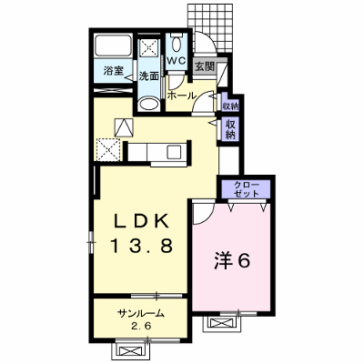 ドゥ・ステージアⅧ 104【管理NO：1-023927202-01040】 ★家具家電は申し込み後に搬入します★ ★2026年10月中旬入居可能★の外観画像