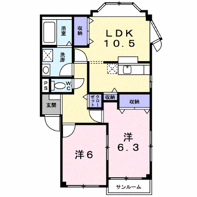 パラディーゾ 302【管理NO：1-011031301-03020】 ★家具家電は申し込み後に搬入します★ ★2026年11月中旬入居可能★の外観画像
