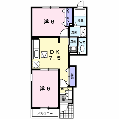 ジェルメ中澤Ｂ 101【管理NO：1-012599102-01010】 ★家具家電は申し込み後に搬入します★ ★2026年10月下旬入居可能★の外観画像
