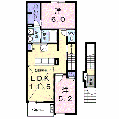 オリーブ 205【管理NO：1-022534701-02040】 ★家具家電は申し込み後に搬入します★の外観画像