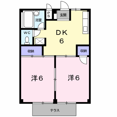 シティハイツ勝池 105【管理NO：1-001277101-01040】 ★家具家電は申し込み後に搬入します★ ★2026年11月中旬入居可能★の外観画像