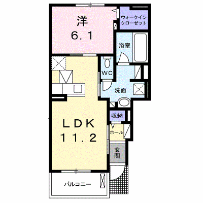 フィオーレ 103【管理NO：1-023270101-01030】 ★家具家電は申し込み後に搬入します★ ★2026年10月下旬入居可能★の外観画像