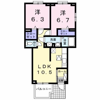 ヴィラ・サウス 102【管理NO：1-018240002-01020】 ★家具家電は申し込み後に搬入します★ ★2026年11月上旬入居可能★の外観画像